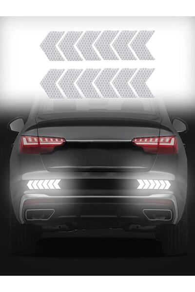 ÖZKAŞ ملصق ملحقات السيارة العاكس لعلامة السهم لاصق كشاف