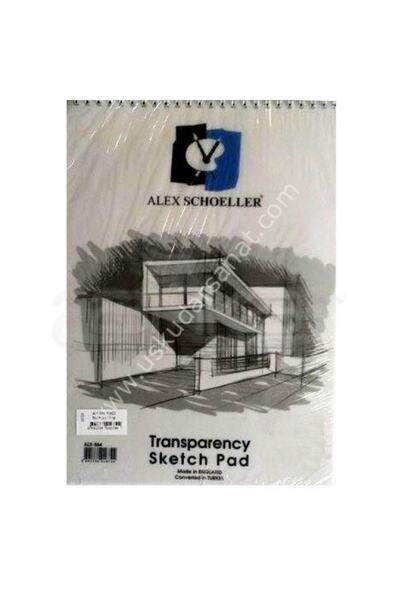 Alex Schoeller كتلة رسم حلزونية شفافة A3 50/55 جرام30 ورقة