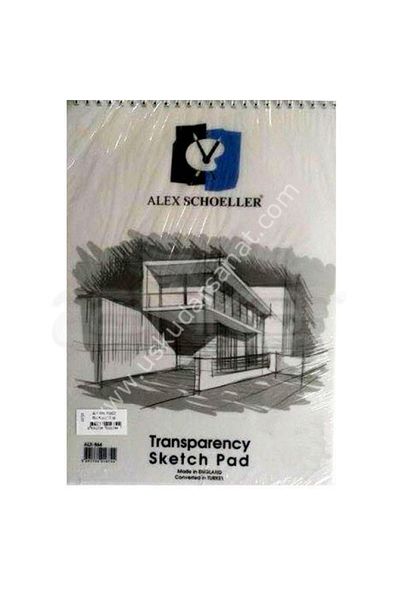 Alex Schoeller Sketch Block Transparent Spiral A4 50/55gr30 Sheets