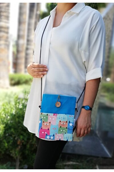 Smyrna Geantă/Husă pentru cărți cu bretele - Pisică