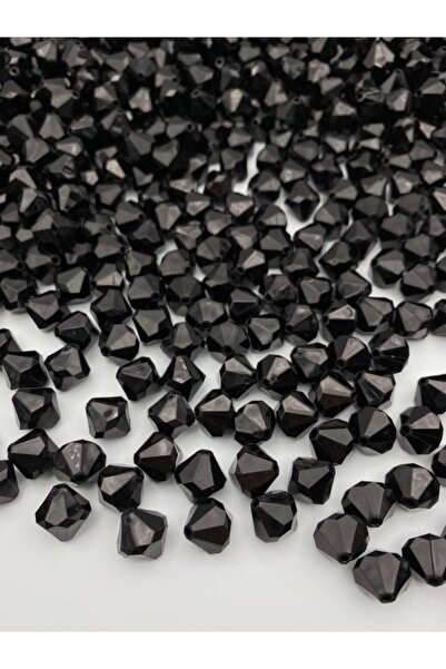 Hedef Bijuteri 14 مللي متر هرم أسود اللون نموذج خرز أكريليك ، مجوهرات ، خرز ل...