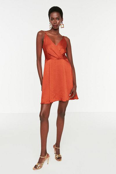 Trendyol Collection Kleid - Braun - Skater