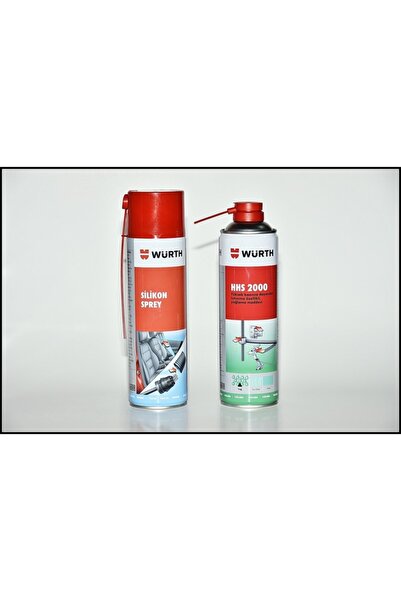 Würth Hhs 2000 Sıvı Gres 500 ml + Silikon Sprey 500 ml 2'i Set