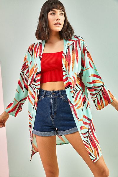Bianco Lucci Dámské více vzorované kimono 10951021
