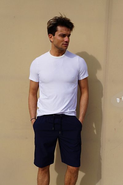 C&City Ανδρικό μαγιό Lycra C1444 Navy Blue