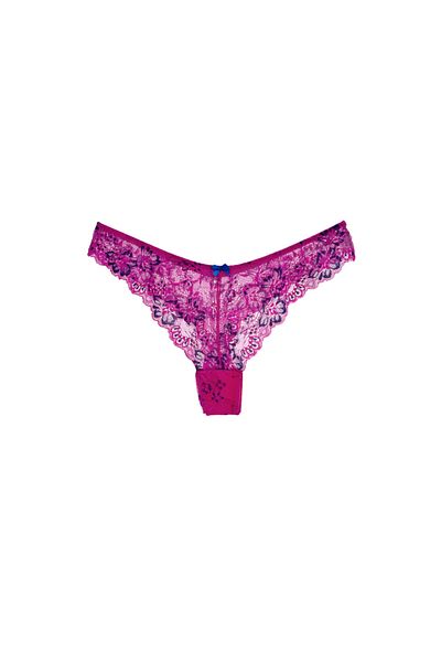 HNX Double Color Lace Brazil Thong Women's Panties