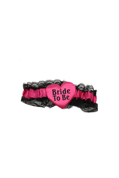 Armada Heart Bachelorette Lace Leg Band Fuchsia