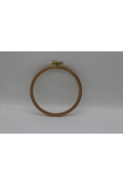 Hobimos Nurge Screw 8 Mm Wooden Pulley No:3| Embroidery Hoop 16cm