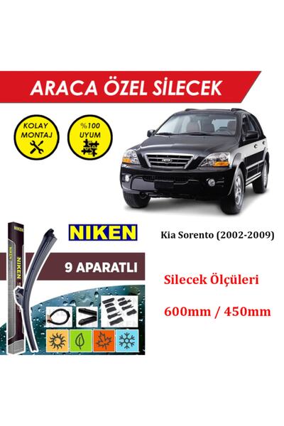 MeyZone Kia Sorento Ön Cam Silecek Takımı (2002-2009)