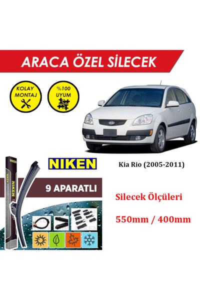 MeyZone Kia Rio Ön Cam Silecek Takımı (2005-2011)
