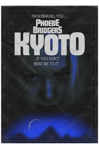 Universal Kyoto, Phoebe Bridgers, dar din anii 1980, poster decorativ din lem...