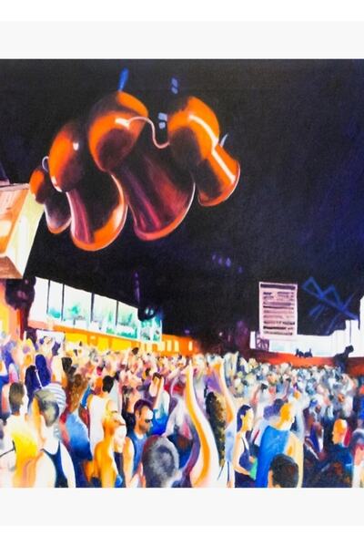 Universal Poster decorativ din lemn Dc 10 Ibiza