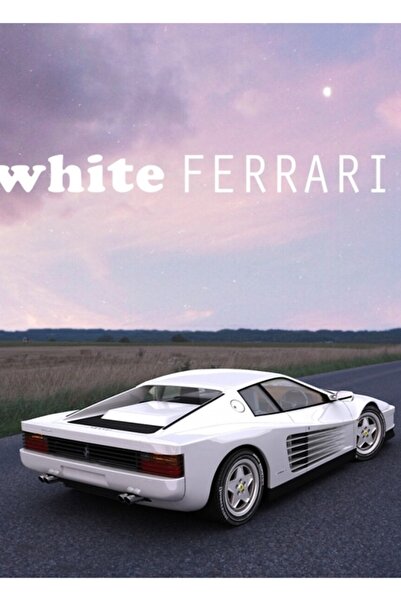 Universal Poster decorativ din lemn cu pictură artistică Ferrari Frank Ocean ...