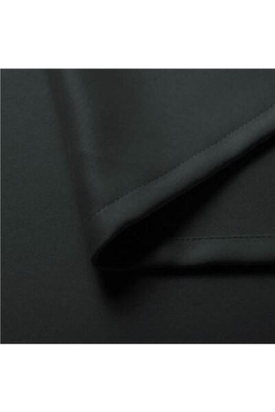 ALTINPAMUK Blackout Light Proof Background Curtain Black Pleatless Extra Booster Blackout Sunshade