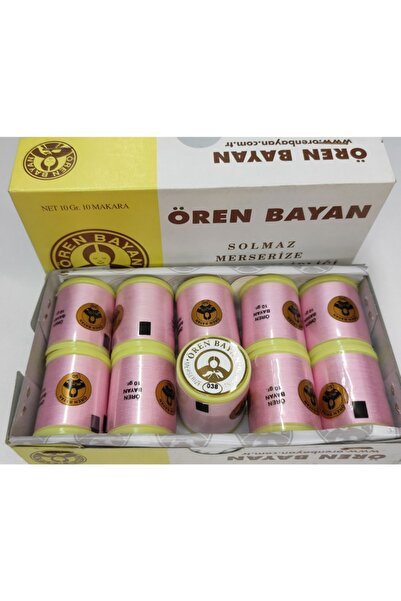 Ören Bayan Καρούλι κεντήματος Koton Machine 10 γραμμάρια Κουτί των 10 Χρώμα: 38