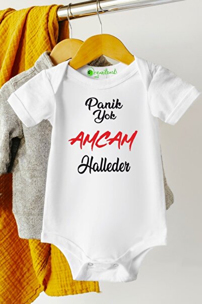 ScubaPromoTurkey جسم أطفال للجنسين مطبوع عليه عبارة "No Panic My Uncle Will H...