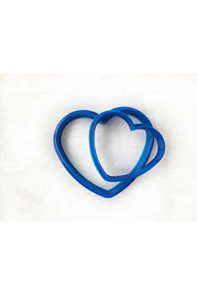 Volala مجموعة قوالب سيراميك على شكل قلب وكوكي مكونة من قطعتين