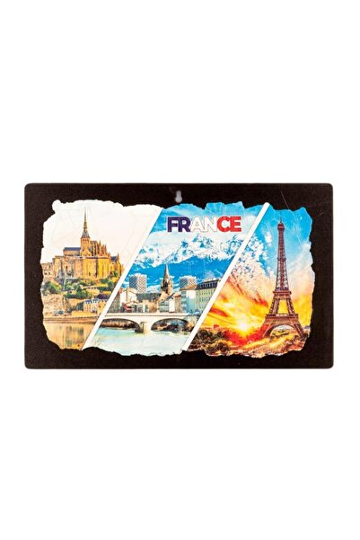 Dünyadan Hediyeler Pictură murală tematică Franța, realizată în lemn