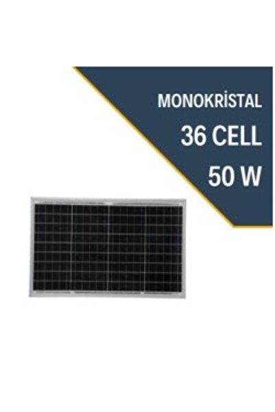 URETECH 50 W Watt Monokristal Güneş Paneli Solar Panel 40 W 45 Watt