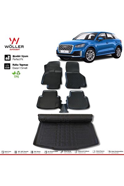 wöller Audi Q2 Paspas Bagaj Havuzu 2015 2024 Arası 3d Ultraflex Set