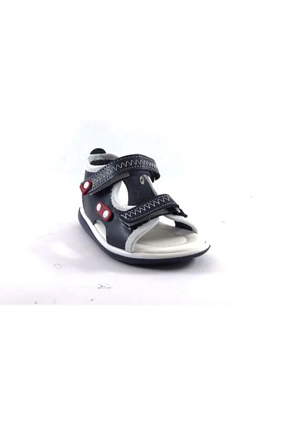 Şirin Bebe Παπούτσια Baby Sandals Navy Blue White Boy