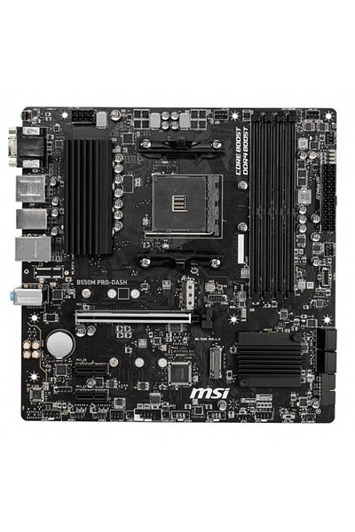 MSI B550m Pro-vdh 4xddr4 Vga/dvi/hdmi 2xm.2 1xglan Usb3 Am4 Motherboard