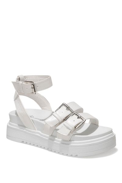 lumberjack Sandale Pansy 1fx White pentru femei cu talpă groasă