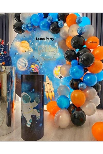 LOTUS PARTY 50 Pieces Space Concept Balloon Chain Set