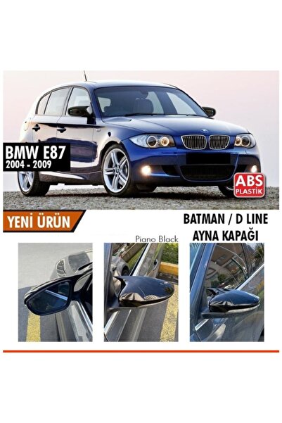 NamTuning Bmw E87 Batman Yarasa Ayna Kapağı 2004-2011 Parlak Siyah