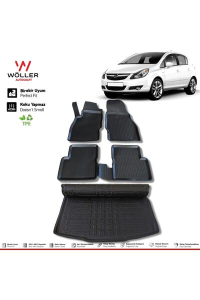 wöller Opel Corsa D Paspas Bagaj Havuzu 2006 2014 Arası 3d Havuzlu