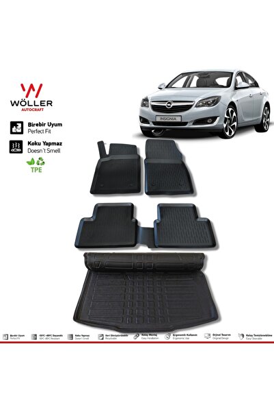 wöller Opel Insignia Paspas Bagaj Havuzu 2009 2016 Arası 3d Havuzlu