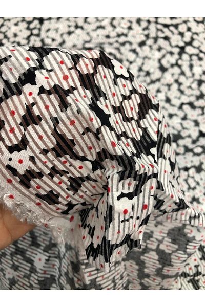 turkanlarhome Burning Crepe Meter Fabrics