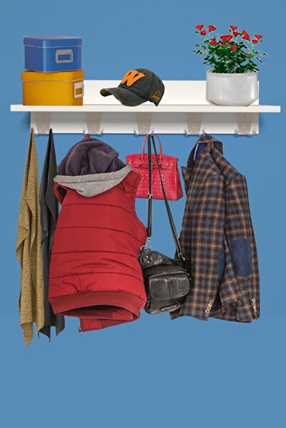 First Mobilya - Biricik - Portmanto - Askılık - Çok Amaçlı - Hediyelik - Beyaz - Beyaz