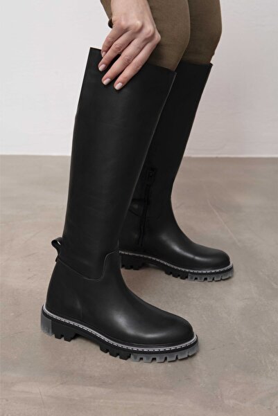 İnci 1pr Siyah Kadın Çizme