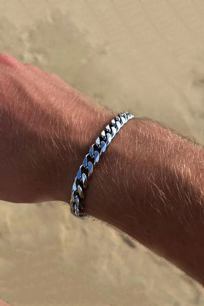 The Collection Gurmet Men's Bracelet Thick Chain 7 Mm