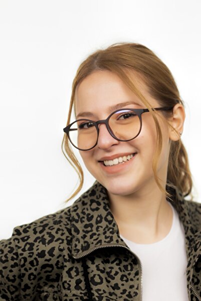 Focus On Oscar Matte Brown Blue Light Filter Screen Glasses