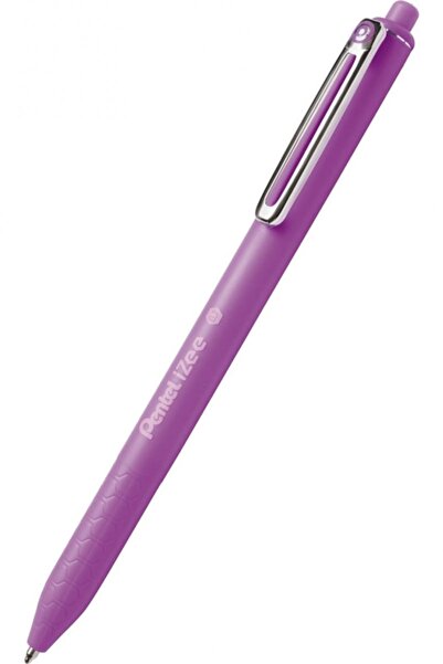 Pentel قلم iZee ذو آلية زيتية 0.7 ملم أرجواني BX467-V