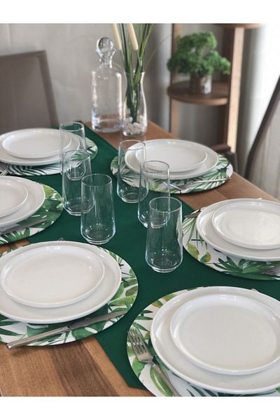 desen izmir American Service, încărcător din 6 piese și Runner Green Leaf Tk6