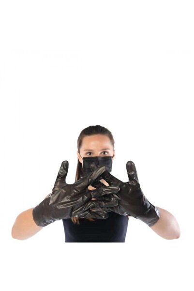 Reflex Flex Black Gloves 100 Pieces (Size M)