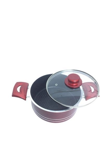 EVİNDA Teflon Series 3 mm - 20 cm Deep Fireproof and Non-Stick Anti-Scratch Pot