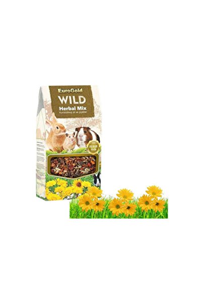 EuroGold Wild Herbal Mix Ot Ve Çiçekli Kemirgen Yemi 40 Gr