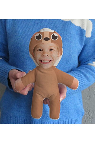 Bk Gift Kişiye Özel Fotoğraflı Kostümlü Çocuk Bebek Yastık-46