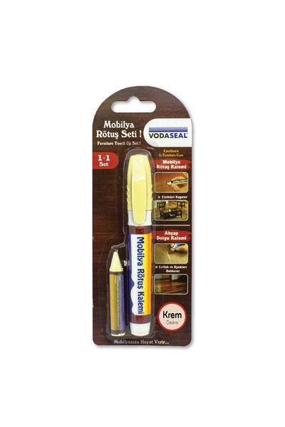 Vodaseal Furniture Touch Up Set Wood Filler Pen Scratch Crack Concealer Pen Cream