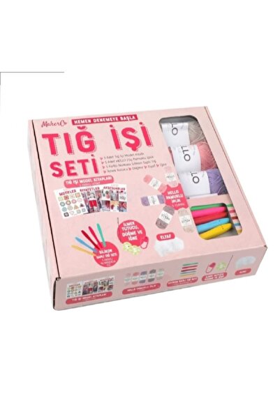 Genel Markalar Tığ Işi Örgü Seti Tüm Malzemeleri