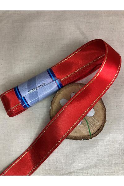 Kreatif Mağaza Panglică roșie din satin de 10 metri cu panglică cu sclipici (...