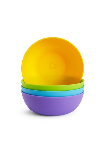 Munchkin 6+ Months Colorful Baby Feeding Bowls - Set of 4