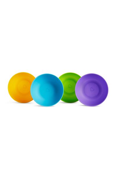 Munchkin 6+ Months Colorful Baby Feeding Bowls - Set of 4