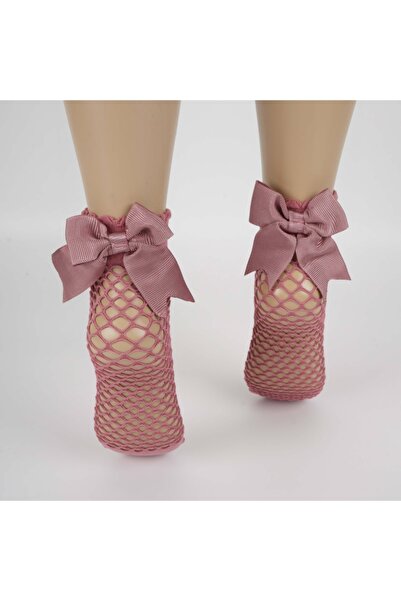 Katamino Κοριτσίστικες κάλτσες με λεπτό πλέγμα Leyan με αξεσουάρ