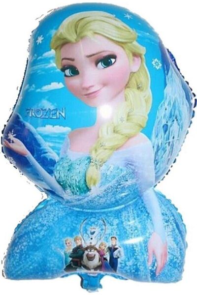 Parti dolabı Frozen Elsa Foil Balloon 65 cm Frozen Princess Girl Child Birthday Party Balloon Helium Compatible