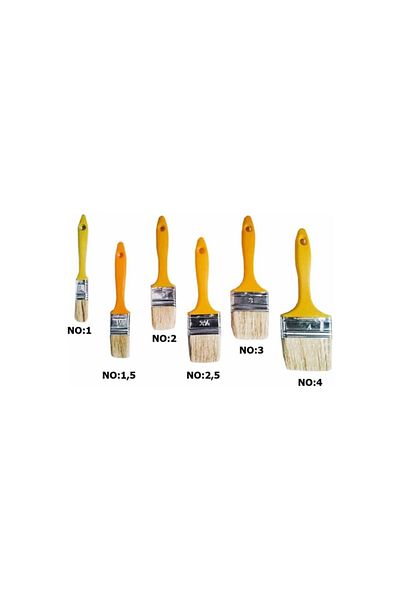 YILSAN Plastic Handle Cut Brush No:4